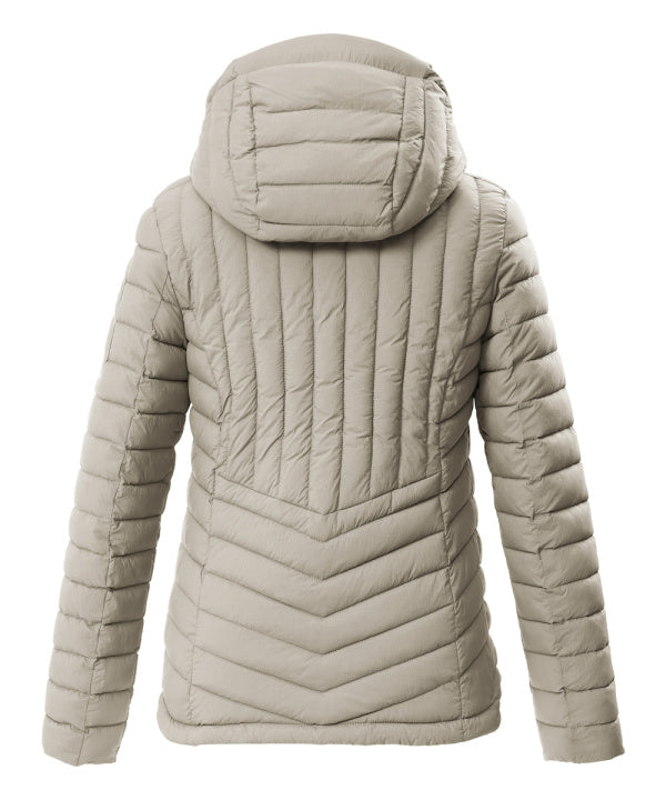 Killtec Damen Steppjacke KOS 75 in hellzement, Rückansicht