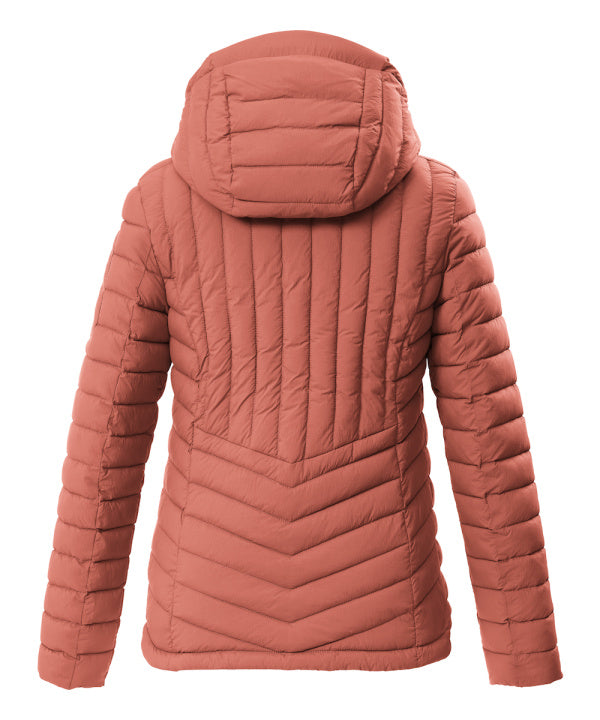 Killtec Damen Steppjacke KOS 75 in fusion coral, Rückansicht