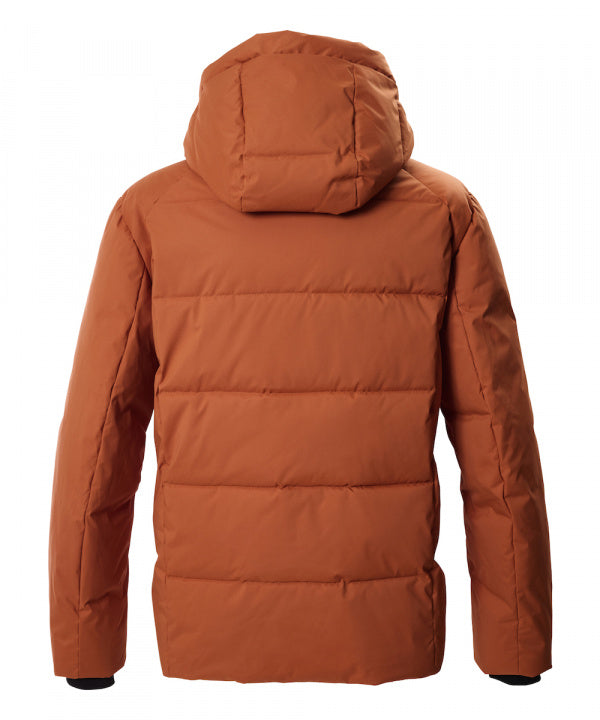 Killtec Herren Steppjacke KOW 12 in kupferbraun, Rückansicht