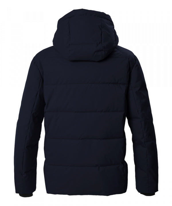Killtec Herren Steppjacke KOW 12 in schwarz blau, Rückansicht
