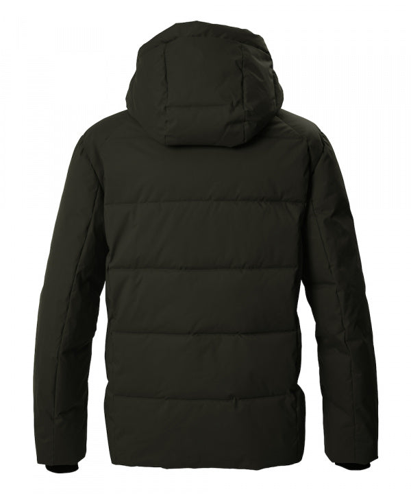Killtec Herren Steppjacke KOW 12 in dunkeloliv, Rückansicht