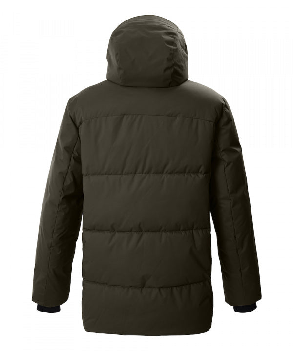 Killtec Herren Steppjacke KOW 21 in dunkeloliv, Rückansicht