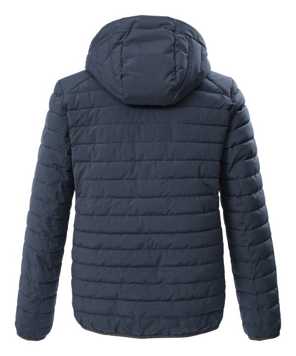 G.I.G.A. DX Herren Steppjacke GS 86 in dunkel rauchblau, Rückansicht