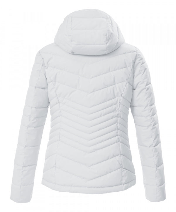 G.I.G.A. DX Damen Steppjacke GS 91 in gebrochenes weiss, Rückansicht
