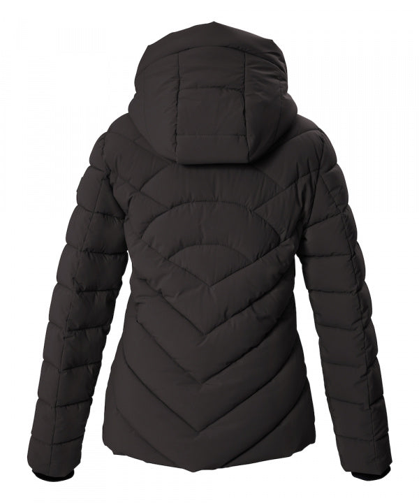 Killtec Damen Steppjacke KOW 13 in ebenholz, Rückansicht