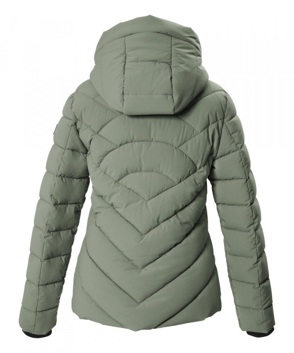 Killtec Damen Steppjacke KOW 13 in dark sea foam, Rückansicht