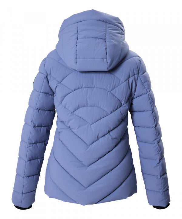 Killtec Damen Steppjacke KOW 13 in hell stahlblau, Rückansicht
