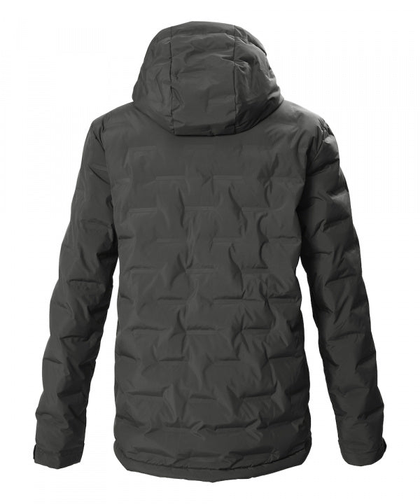 Killtec Herren Steppjacke KOW 5 in gunmetal, Rückansicht