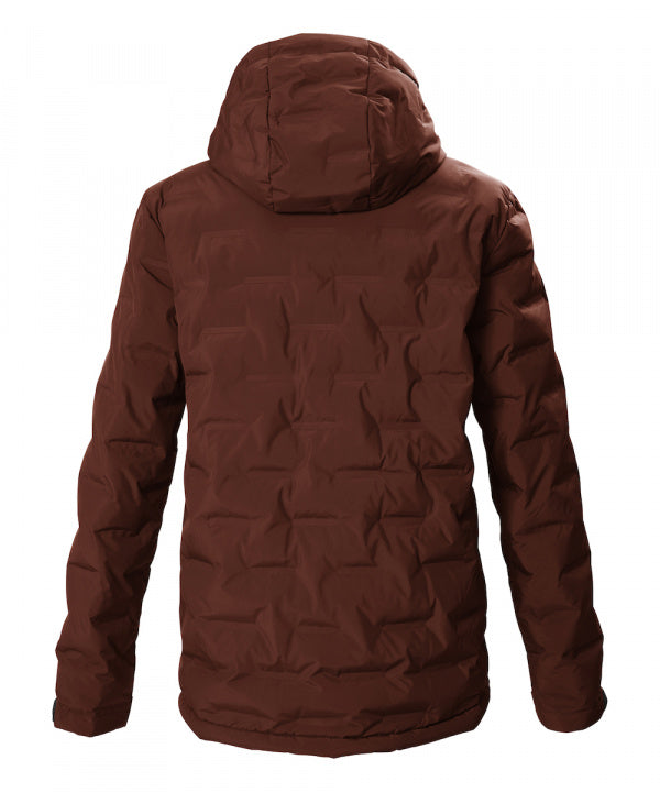 Killtec Herren Steppjacke KOW 5 in kastanie, Rückansicht