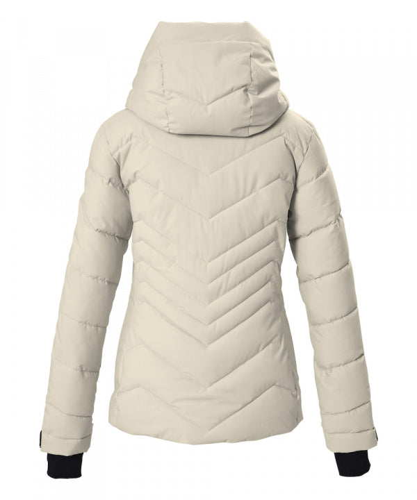 Killtec Damen Steppjacke KSW 109 in sanftes creme, Rückansicht