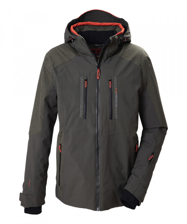 Killtec Herren Skijacke KSW 64 in grünanthrazit