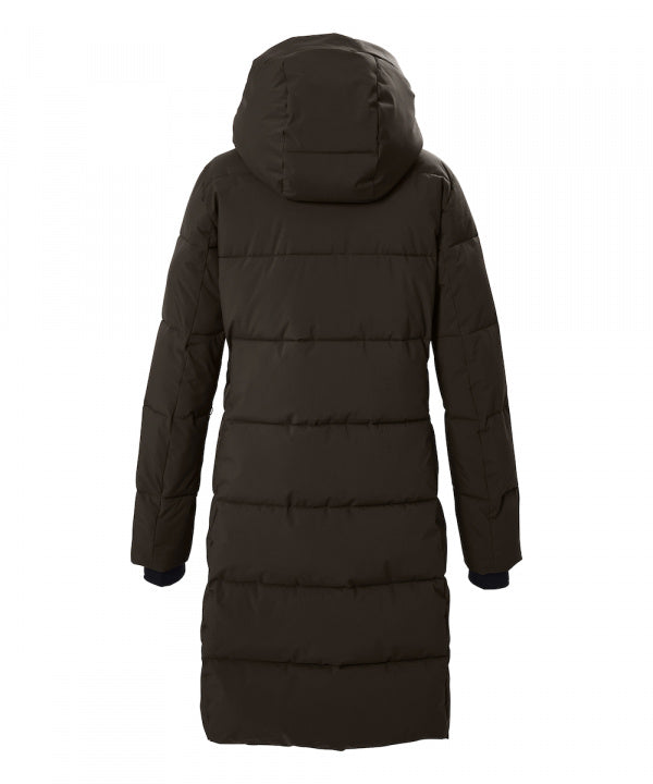 G.I.G.A. DX Damen Steppmantel GW 57 in olive brown, Rückansicht