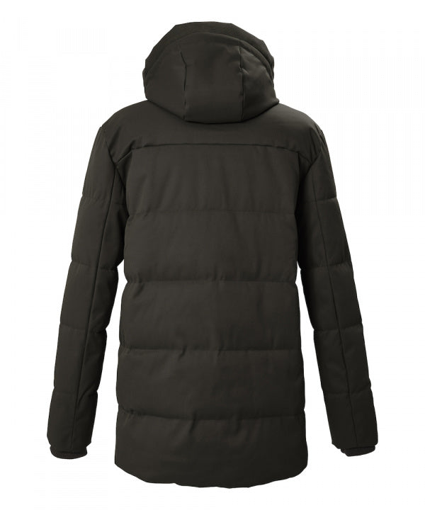 G.I.G.A. DX Herren Steppjacke GW 22 in dunkel olivgrün, Rückansicht