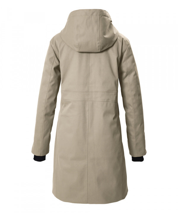 G.I.G.A. DX Damen Funktionsparka GW 60 in hellbeige, Rückansicht