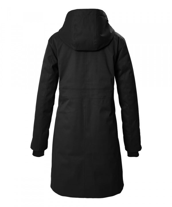 G.I.G.A. DX Damen Funktionsparka GW 60 in schwarz, Rückansicht