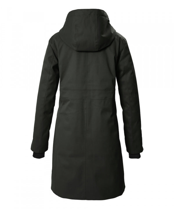 G.I.G.A. DX Damen Funktionsparka GW 60 in dunkel olivgrün, Rückansicht