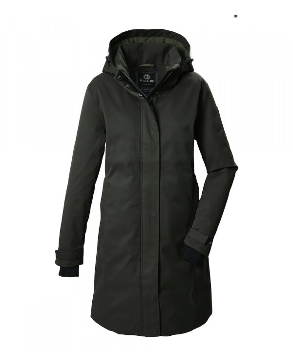 G.I.G.A. DX Damen Funktionsparka GW 60 in dunkel olivgrün