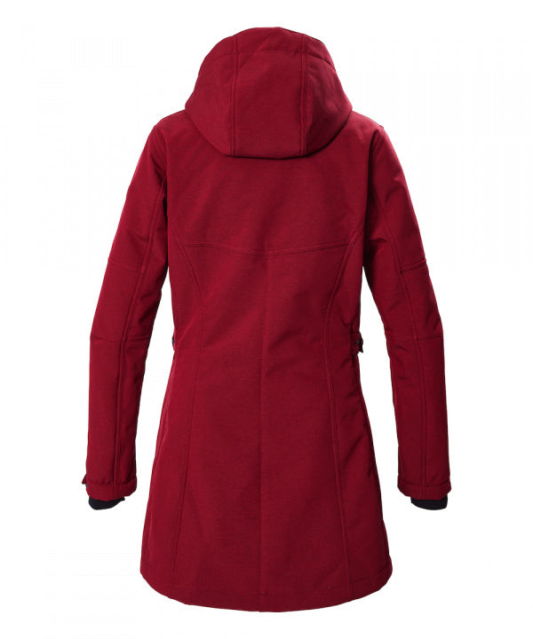 G.I.G.A. DX Damen Funktionsparka GW 61 in rot, Rückansicht