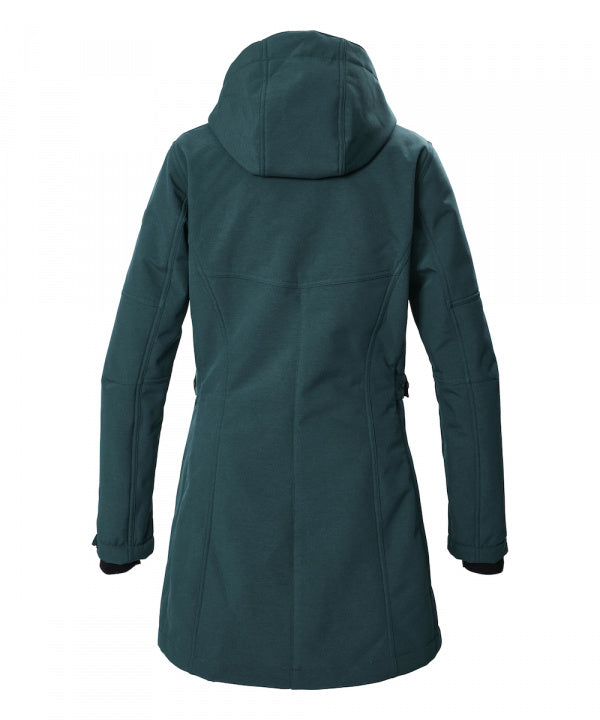 G.I.G.A. DX Damen Funktionsparka GW 61 in petrol, Rückansicht