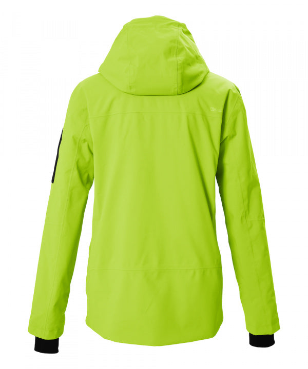 Killtec Herren Skijacke KSW 78 in lime, Rückansicht