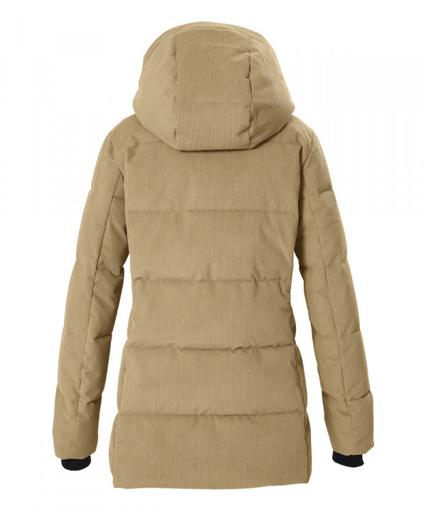 G.I.G.A. DX Damen Steppjacke GW 48 in beige, Rückansicht