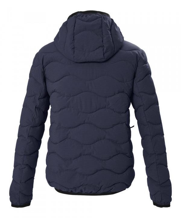 G.I.G.A. DX Herren Steppjacke GW 63 in dunkel stahlblau, Rückansicht