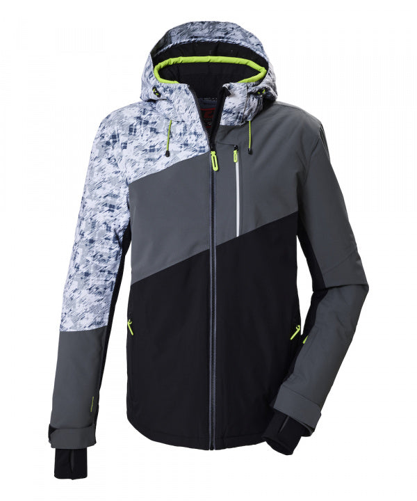 Killtec Herren Skijacke KSW 90 in hellgrau