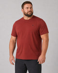 DEPROC LAGUN Herren T-Shirt chili-red – XXL-Modelbild 1