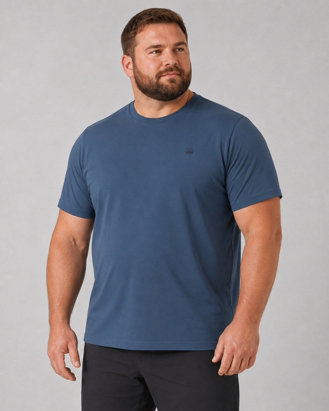 DEPROC LAGUN Herren T-Shirt petrol – XXL-Modelbild 1