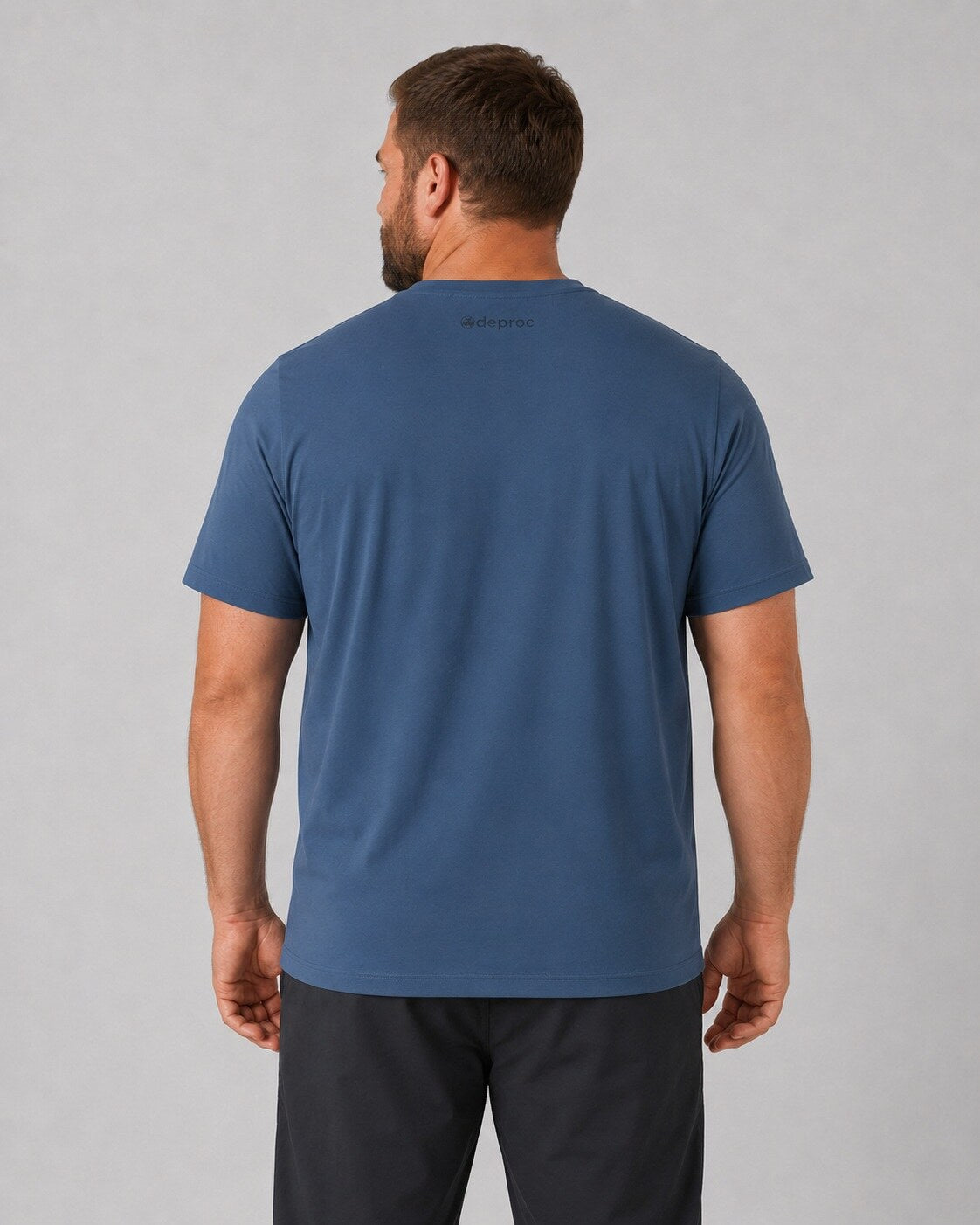DEPROC LAGUN Herren T-Shirt petrol – XXL-Modelbild 2
