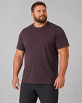 DEPROC LAGUN Herren T-Shirt wine – XXL-Modelbild 1