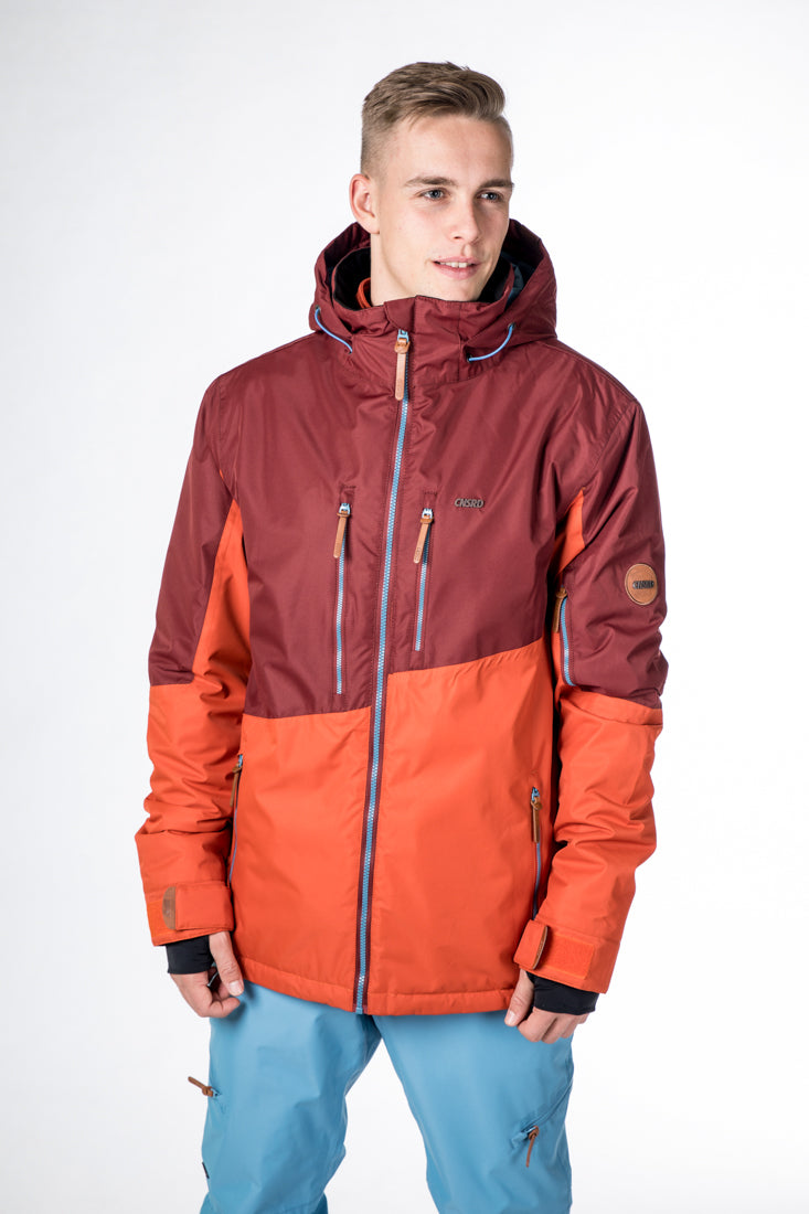 CNSRD Herren Skijacke John Burgundy