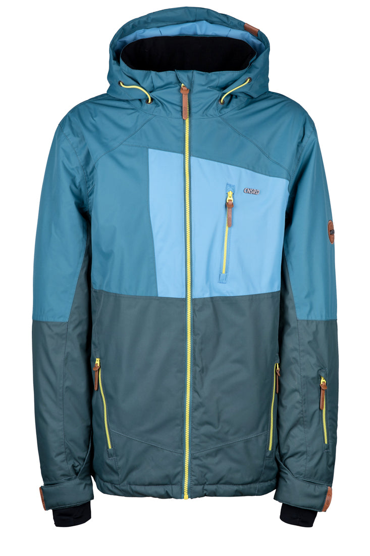 CNSRD Herren Skijacke John Petrol-lightblue-forest