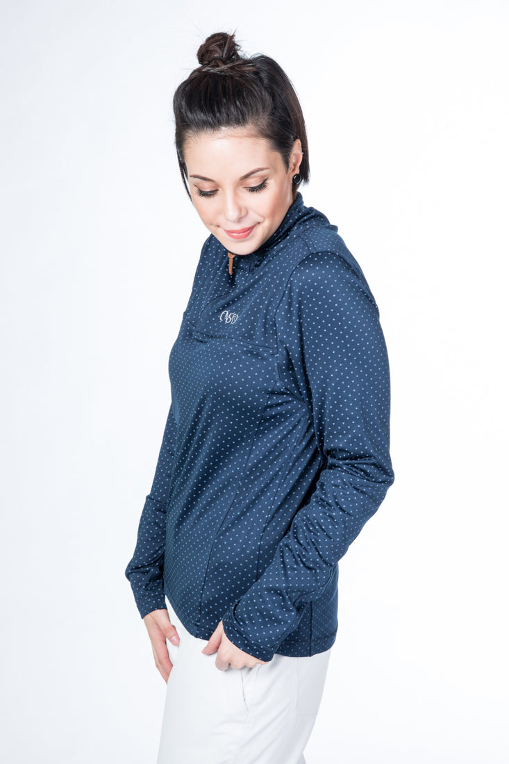 CNSRD Damen Thermounterhemd Molly A Blue/dots