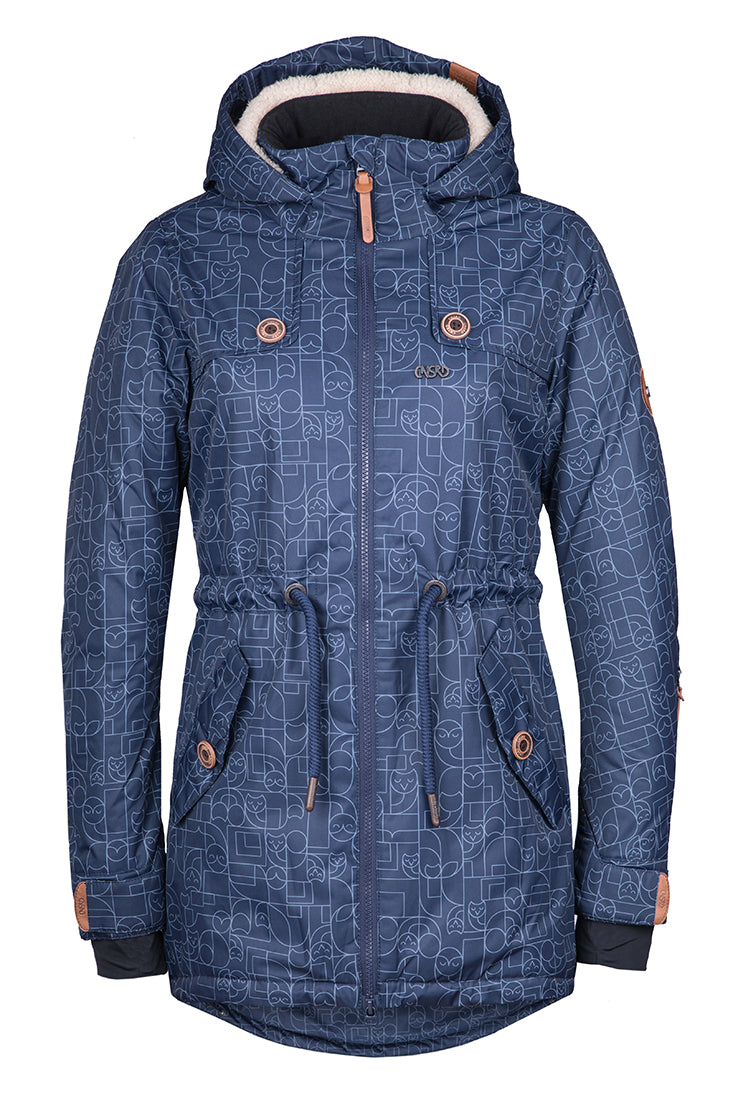 CNSRD Damen Funktionsparka Charlotte Marine AOP