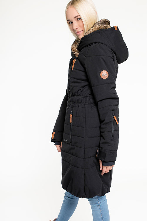 CNSRD Damen Wintermantel Frieda Black