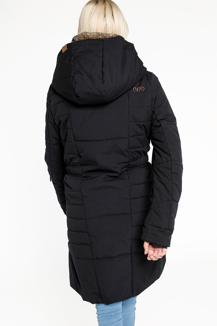 CNSRD Damen Wintermantel Frieda Black