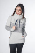 CNSRD Damen Sweatshirt Sunshine Cloudy stripes