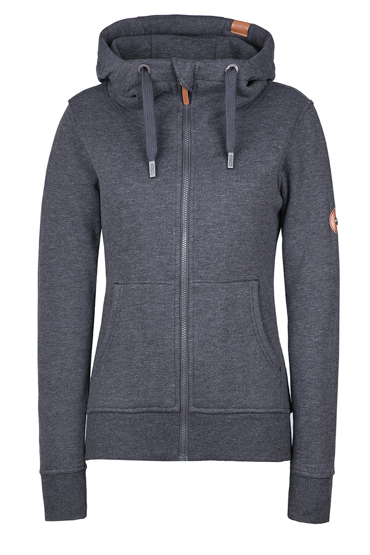 CNSRD Damen Kapuzensweatjacke Yasmin A Black