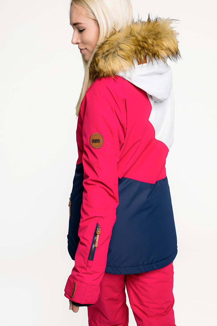 CNSRD Damen Skijacke Jilian A Red/white/blue