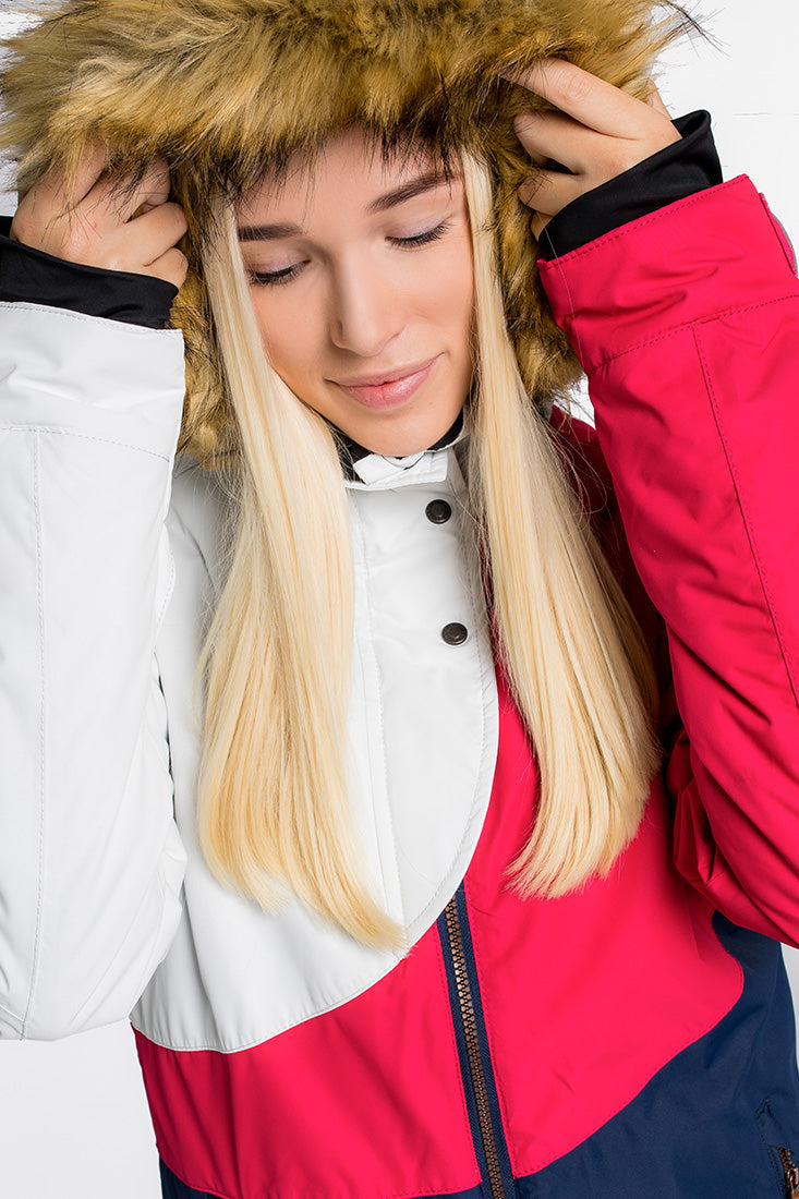 CNSRD Damen Skijacke Jilian A Red/white/blue