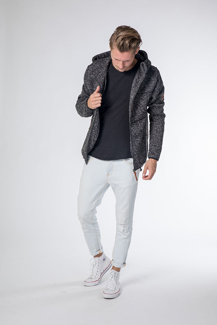 CNSRD Herren Fleecejacke Linus Black