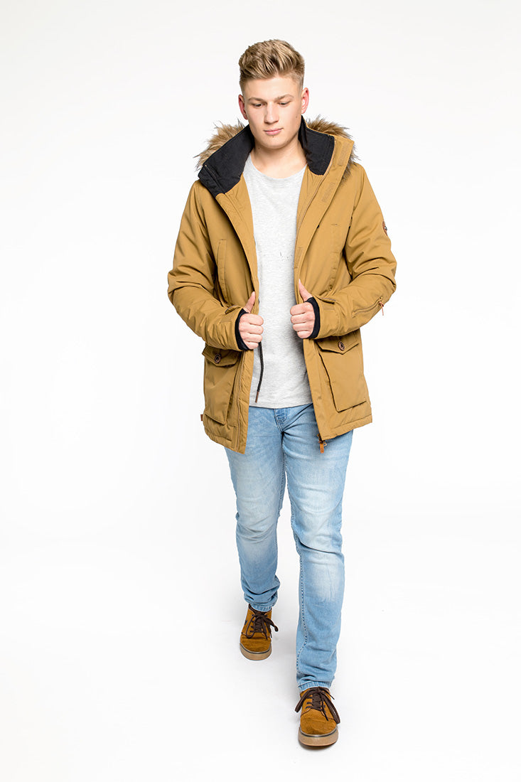 CNSRD Herren Funktionsparka Travis Camel