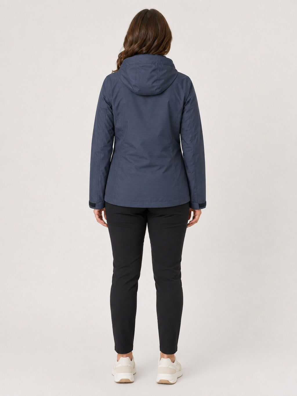DEPROC Regenjacke Laval Dark Navy – XXL-Modelbild 3