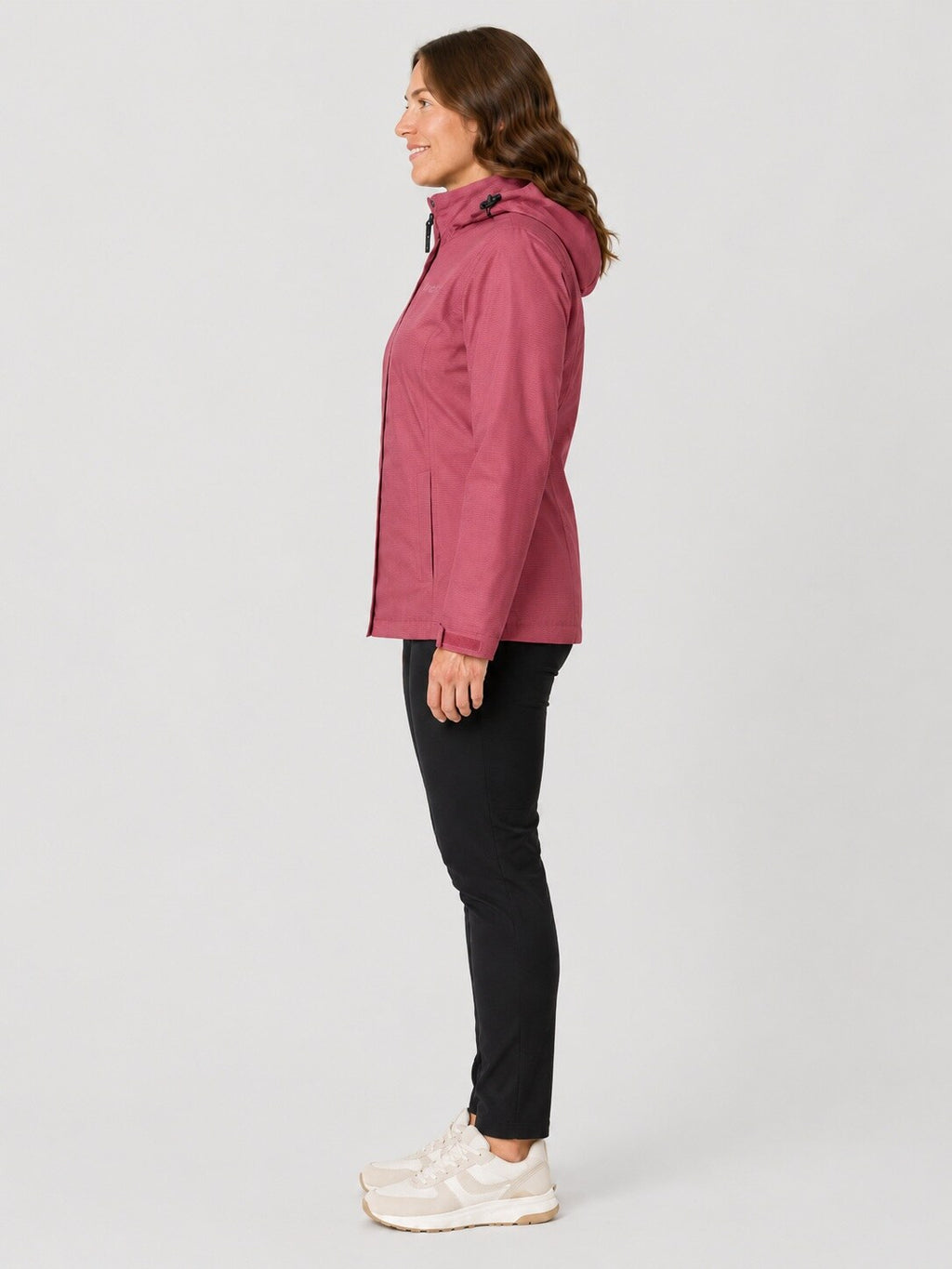 DEPROC Regenjacke Laval Wine – XXL-Modelbild 2