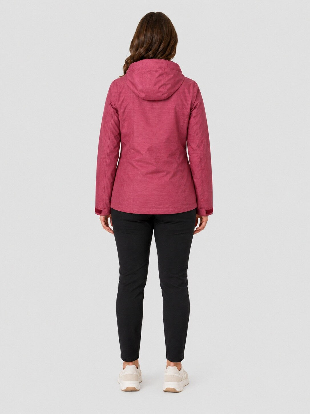 DEPROC Regenjacke Laval Wine – XXL-Modelbild 3