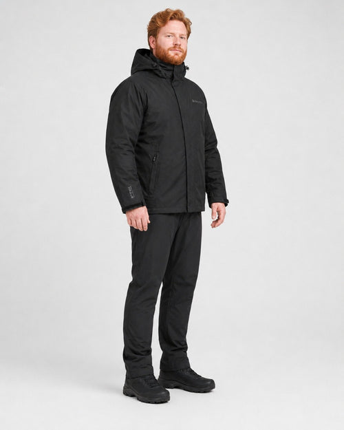 DEPROC Regenjacke Laval Schwarz – XXL-Modelbild 2