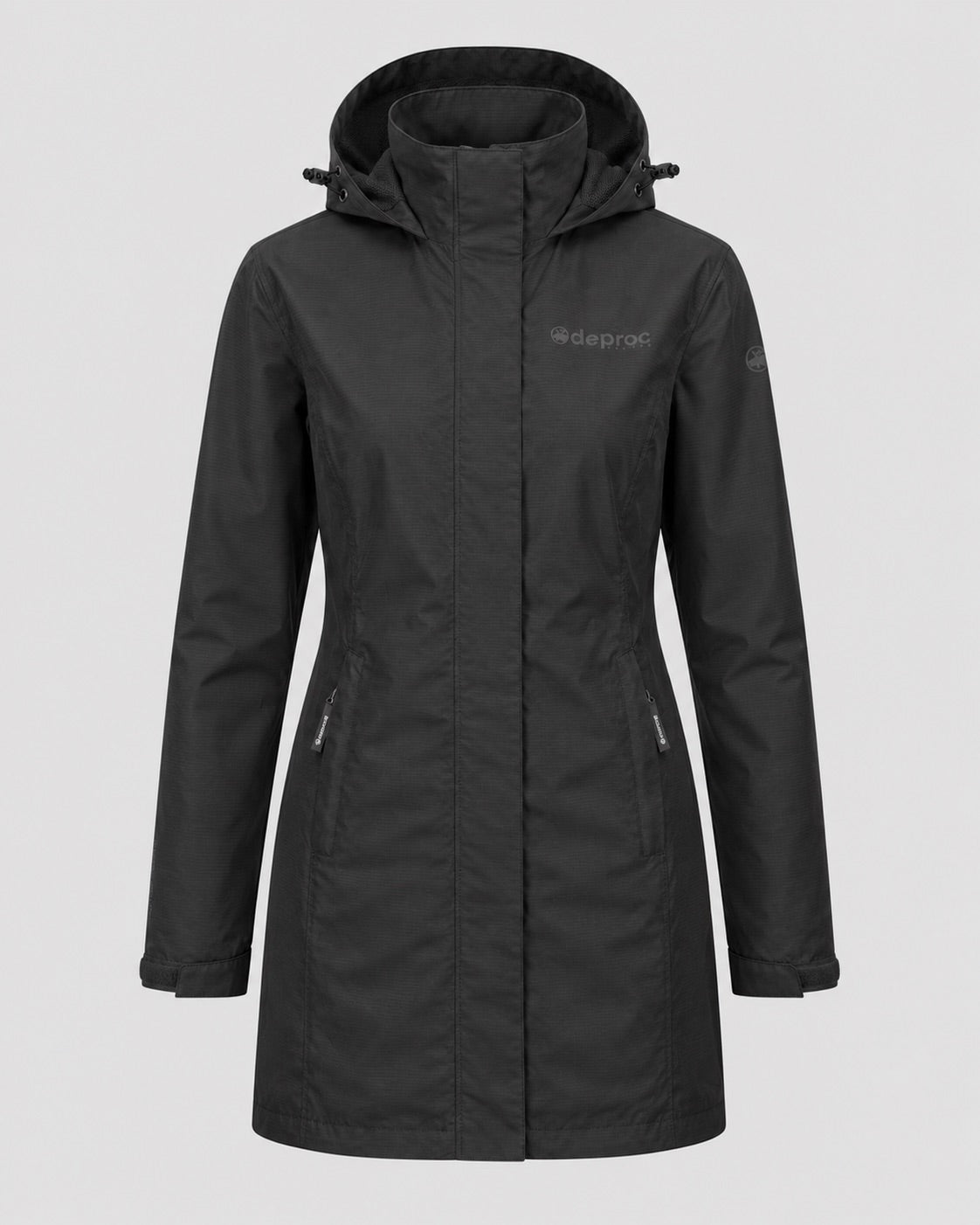 DEPROC ACTIVE Outdoorparka Laval Long Schwarz - Bild 1
