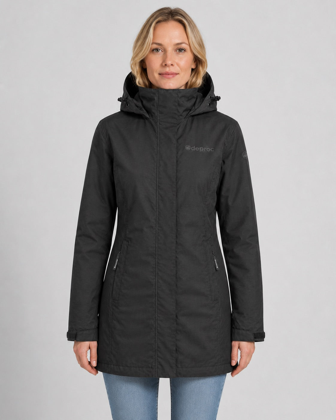 DEPROC ACTIVE Outdoorparka Laval Long Schwarz - Bild 3