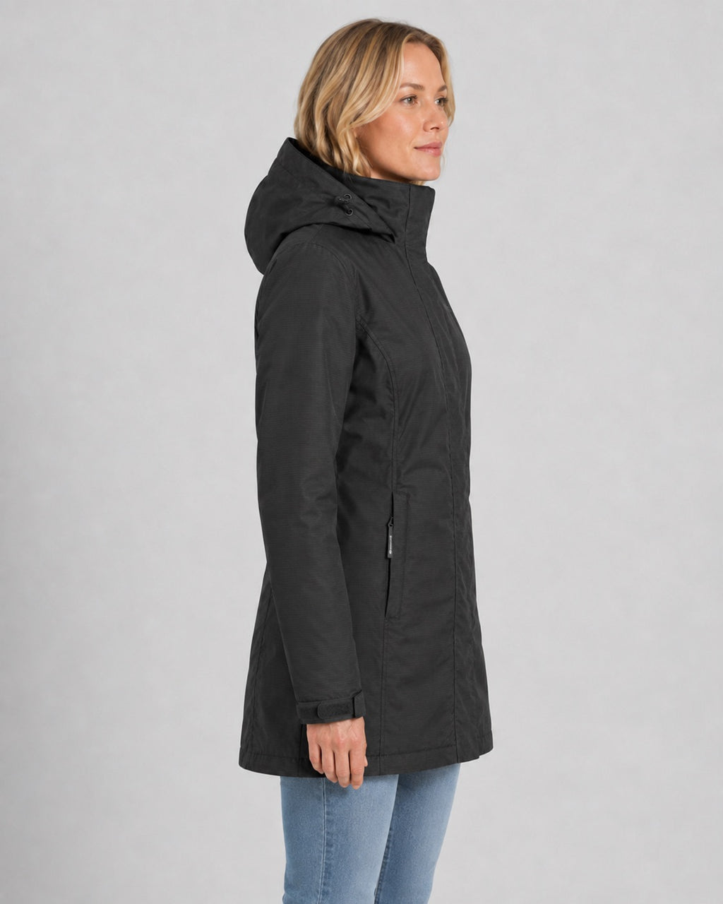 DEPROC ACTIVE Outdoorparka Laval Long Schwarz - Bild 4